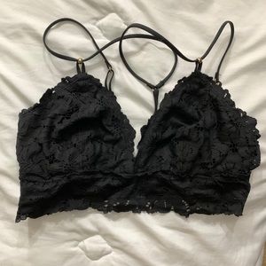 NWOT black aerie bralette